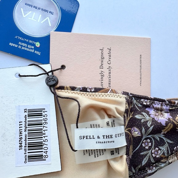 SPELL & the Gypsy Collective Oasis Frill Bandeau Top NWT - Picture 15 of 17